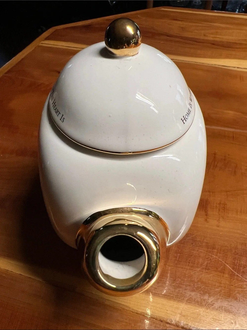 Thomas Kinkade white ceramic